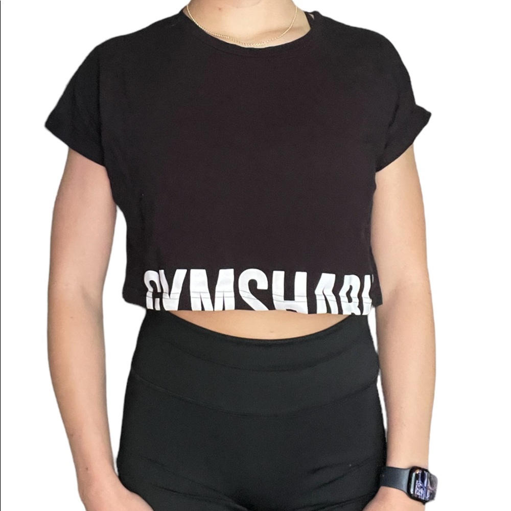 Gymshark Fraction Cropped T-Shirt